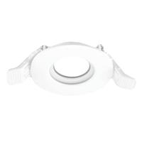 Green Creative 2" Round Flat Round Deep Wall Wash White Trim
