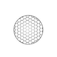 Green Creative Small Honeycomb Louver for Track Light