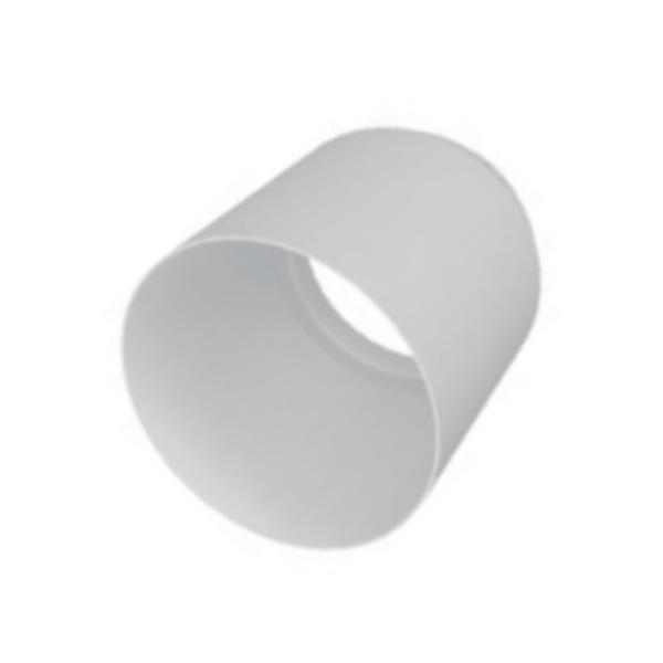 Small White Snoot LED Track Light