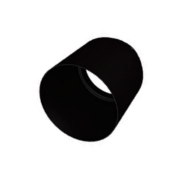 Small Black Snoot LED Track Light