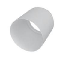 Green Creative Large White Snoot for LED Track Light