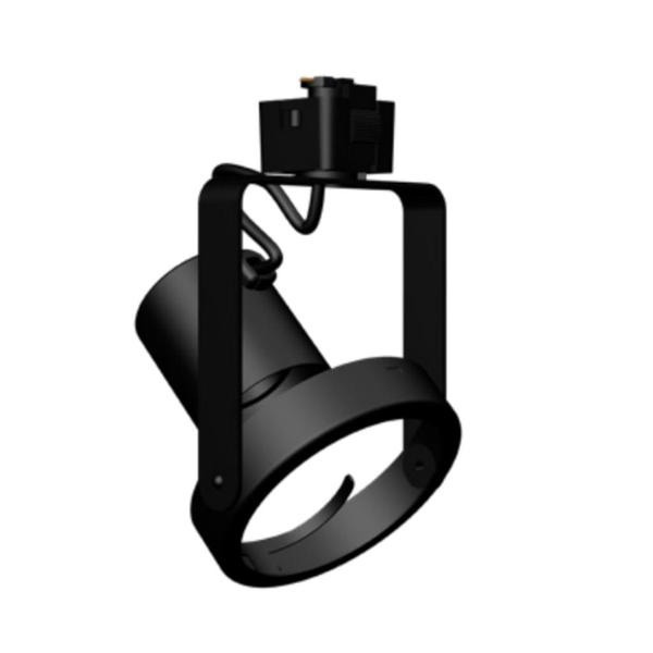 Black PAR30 Gimbal Track Head