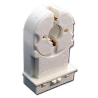 H&M Unshunted Rotary Locking White Lamp Holder For T8/T10/T12 Tubes