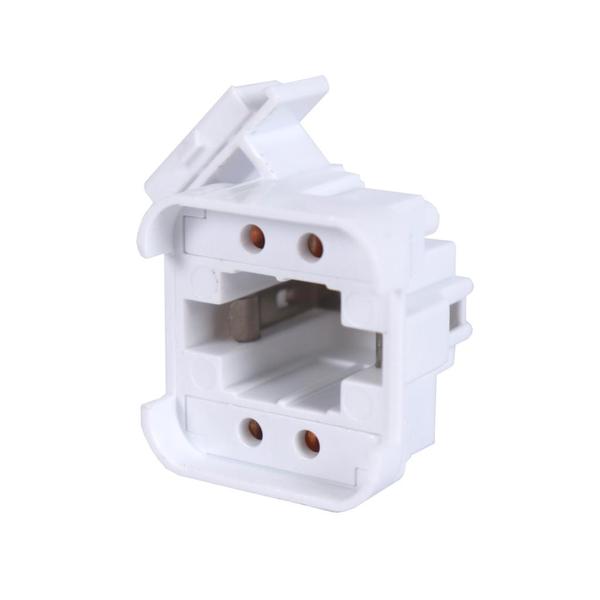 26/32-42 watt  4-Pin GX24q-2/GX24q-3/GX24q-4 Base White CFL Socket