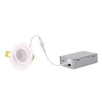 Halco 4" 12 watt 120 volt CCT Selectable Gimbal LED Recessed Downlight