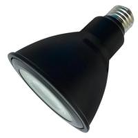 View 12 watt 120 volt PAR30 Medium Screw Base 4000K Cool White Black LED Reflector Flood Retrofit