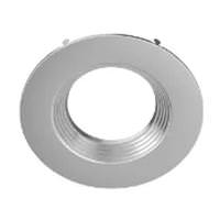View 6" Round Baffle Brushed Nickel  Downlight Replacement Trim