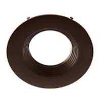 View 6" Round Baffle Bronze Downlight Replacement Trim