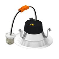 Halco 4" 8 watt 120 volt CCT Selectable Smooth Trim LED Retrofit Downlight 