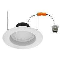 Halco 6" 10.5 watt 120 volt CCT Selectable Smooth Trim LED Retrofit Downlight 