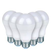 Halco 9 watt 120 volt A19 Medium Screw Base 5000K Daylight LED Light Bulb (6 Pack)