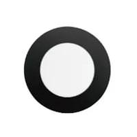 Halco 4" Round Recessed Black Trim for LED Downlight