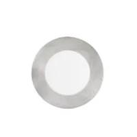 Halco 3" Round Replaceable Slim Baffle Satin Nickel Trim for LED Downlights