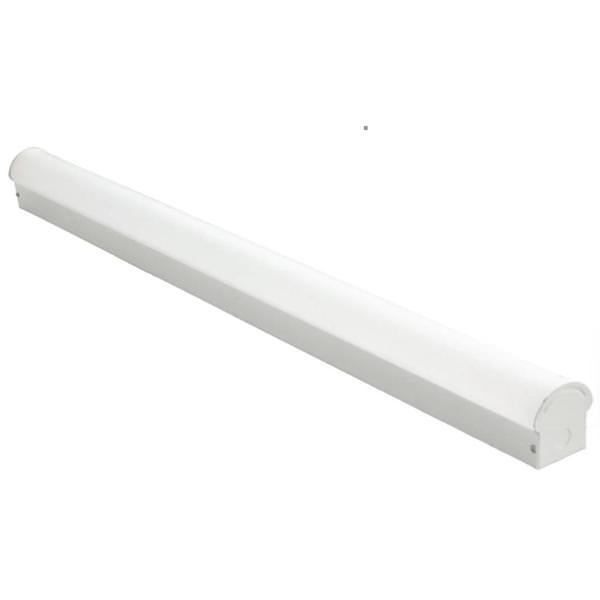 4'  Selectable watt 120/277 volt CCT Selectable Diffused Polycarbonate Lens LED Strip Fixture