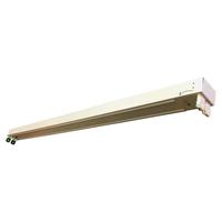 Halco 2' 2 Lamp 120/277 volt Double Ended White Lamp Ready Fixture Strip