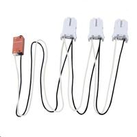 Keystone 3 Lamp Wiring Harness for LED Tubes