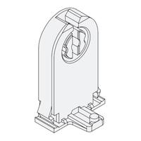Keystone Tall Non-Shunted Medium Bi-Pin Sockets for T8 and T12 Lamps