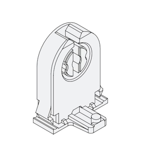 Small Non-Shunted Medium Bi-Pin Sockets for T8 and T12 Lamps