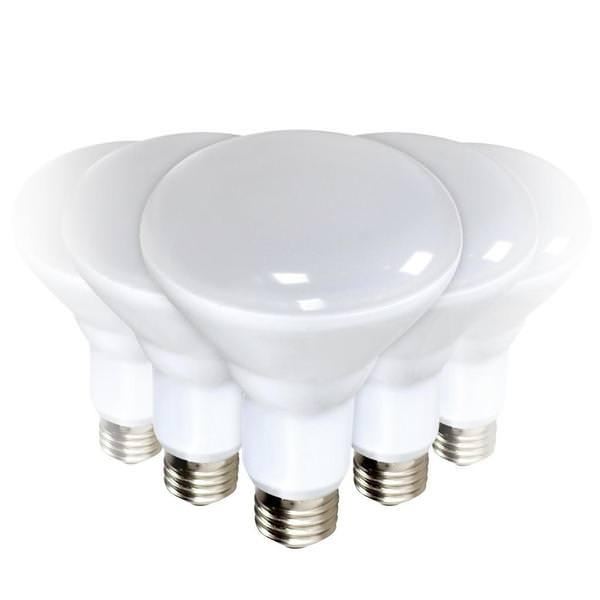 9 watt 120 volt BR30 Medium Screw Base 2700K Warm White LED (6 Pack)