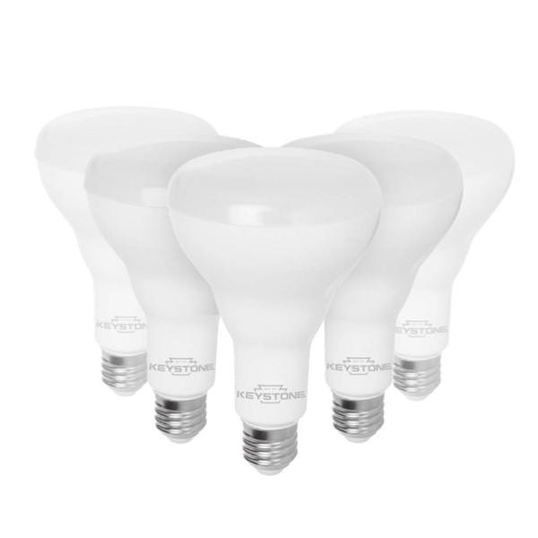 8 watt 120 volt BR30 Medium Screw Base 3000K Natural White LED Light Bulb (6 Pack) 