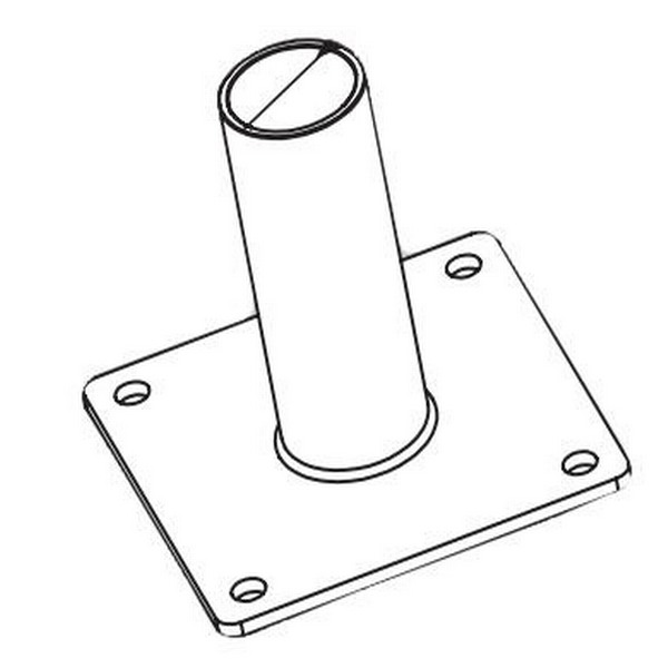Single Bronze Wall Mount Tenon