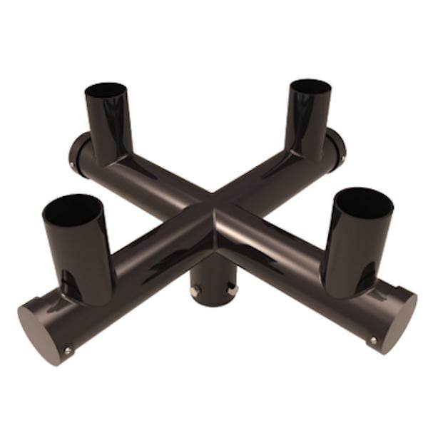 Pole-Mount Quad Bullhorn Tenon Adaptor