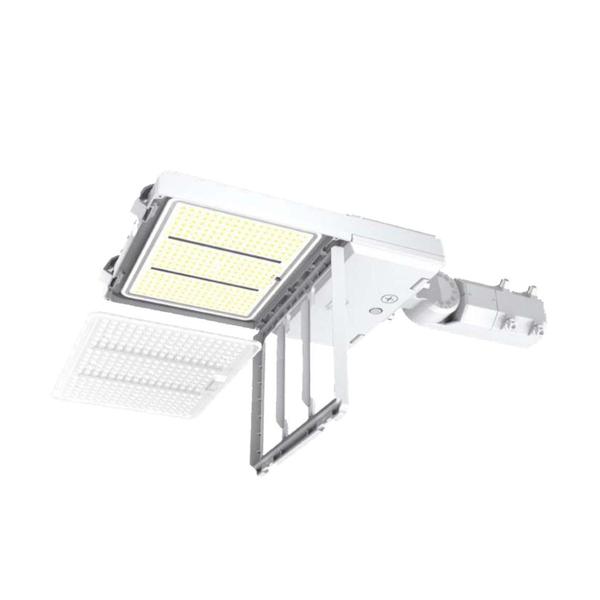 Selectable watt 120/277 volt CCT Selectable White LED Area Light Fixture