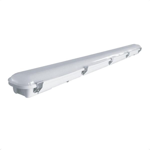 4' 44 watt 120/277 volt 4000K Cool White LED Vapor Tight Fixture with Sensor