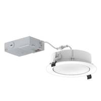 Keystone 6" 12 watt 120 volt CCT Selectable White LED Gimbal Downlight