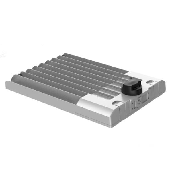 Selectable watt 120/277 volt CCT Selectable Silver LED Area Light Fixture