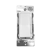 Leviton 120 volt White Toggler Single Pole / 3-Way LED / Incandescent / Halogen Wall Rocket Dimmer Switch