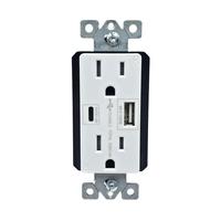 Lutron Light Almond 15 amp 120 volt Receptacle Outlet