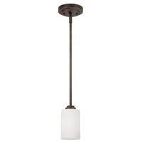 Millennium Lighting 100 watt 120 volt 60" Wire Medium Screw Base Rubbed Bronze One Light Mini-Pendant
