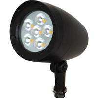 Morris 15 watt 120/277 volt 3000K Natural White Bronze Knuckle Mount LED Designer Bullet Flood Light