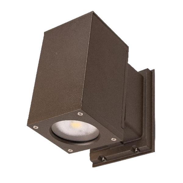 4" 22 watt 120/277 volt CCT Selectable Square LED Wall Mount Fixture