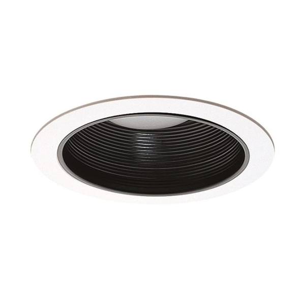 6" Sloped Baffle Black Trim