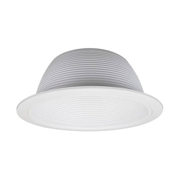 6" White Baffle Trim