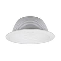 Nicor 6" White Baffle Trim
