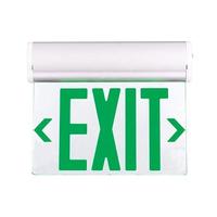 Nicor 12" 2.3 watt 120/277 volt LED Edge Lit Exit Sign