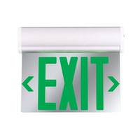 Nicor 12" 2.3 watt 120/277 volt LED Edge Lit Exit Sign
