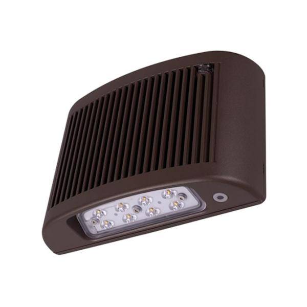 16.9 watt 3000K Natural White Bronze LED Emergency Outdoor Full Cutoff