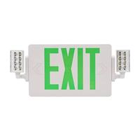 Nicor 17" 3.3 watt 120/277 volt LED Exit Sign Emergency Light