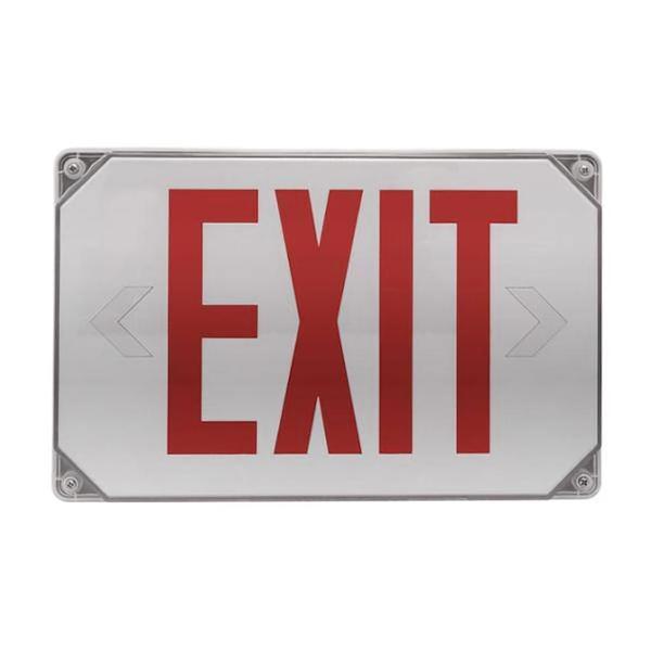12" 2.9/3.6 watt 120/277 volt LED Exit Sign