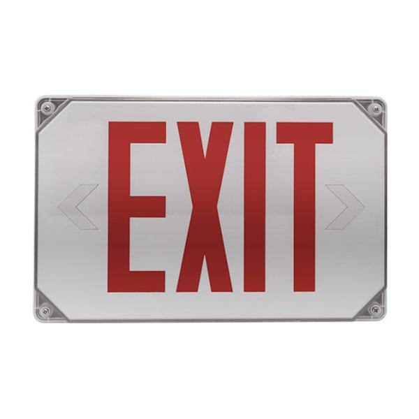 12" 2.9/3.6 watt 120/277 volt LED Exit Sign
