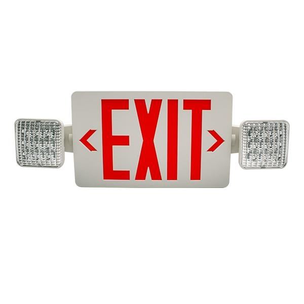 19" 3.3 watt 120/277 volt LED Self Diagnostic Exit Sign Emergency Light