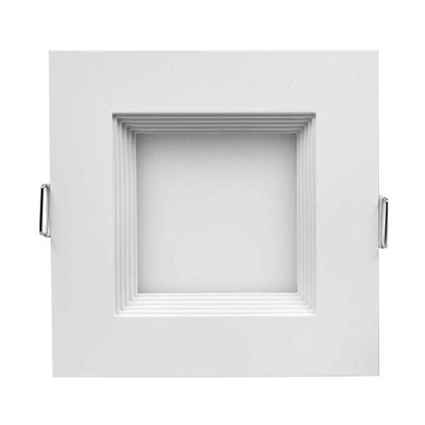 6" 12 watt 120 volt CCT Selectable Square White LED Recessed Downlight