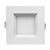 Nicor 6" 12 watt 120 volt CCT Selectable Square White LED Recessed Downlight