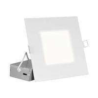 Nicor 6" 12 watt 120 volt CCT Selectable Square White LED Recessed Downlight