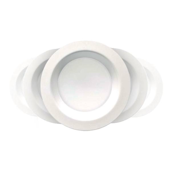 4" 8 watt 120 volt CCT Selectable Dimmable LED Recessed Downlight (12 Pack)