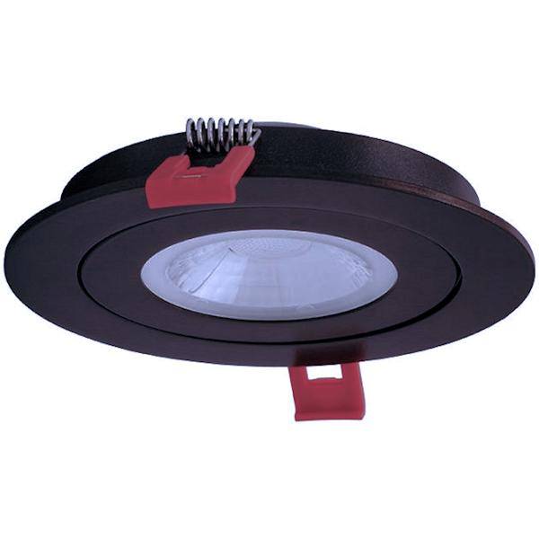 4" 9  watt 120 volt CCT Selectable Gimbal LED Downlight